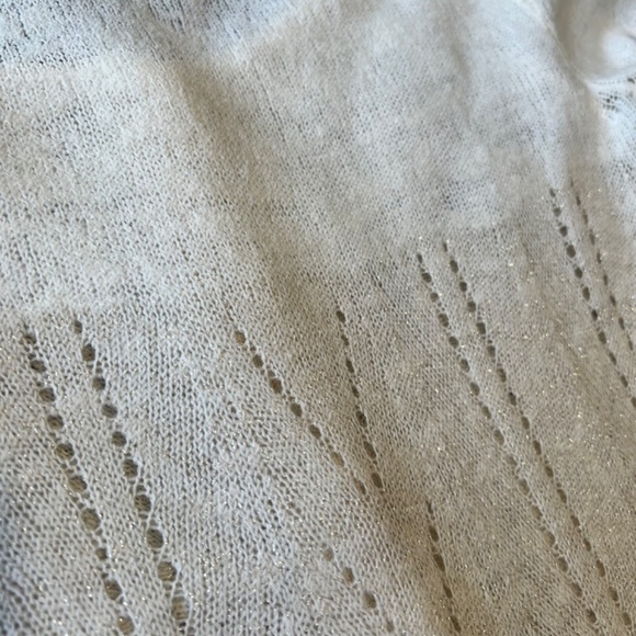 Anthropologie Knitted and knotted wool blend feminine cardigan - Picture 10 of 12